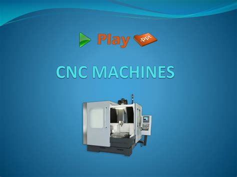 cnc machine ppt